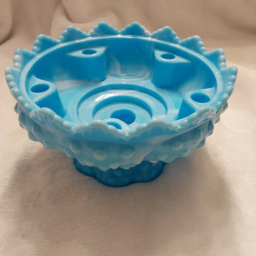 Fenton glass Candle Bowl - Picture 1 of 4